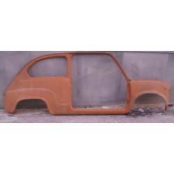 FIANCATA - PARAFANGO POSTERIORE DX FIAT 600 COMPLETA